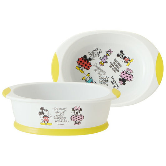 Skater - Kids Easy-to-scoop Rice Bowl 400ml Mickey&Minnie