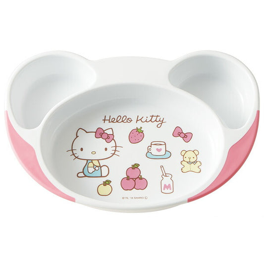 Skater - Kids Easy-to-scoop Lunch Plate Hello Kitty