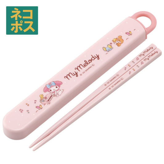 Skater - Antibacterial Slide Chopsticks Box Set My Melody