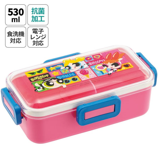 Skater - Bento 4-Point Lock Lunch Box 530ml Powerpuff Girls