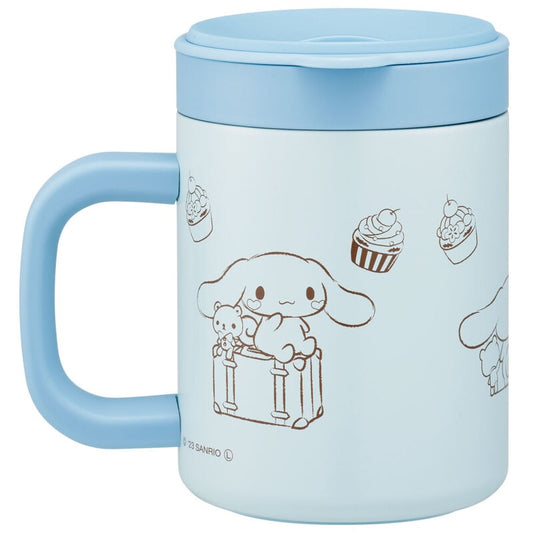 Skater - Insulated Stainless Steel Mug with Lid 330ml Cinnamoroll