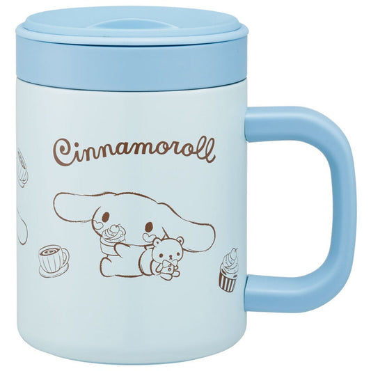 Skater - Insulated Stainless Steel Mug with Lid 330ml Cinnamoroll