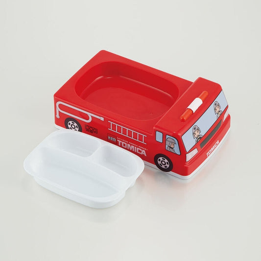 Skater - Antibacterial Lunch Tray 500ml Tomica Fire Truck