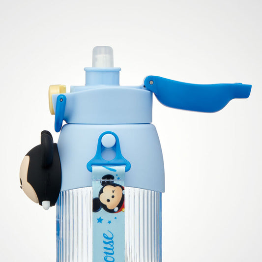 Skater - Straw Water Bottle with 3D Mascot 590mL Mickey Mouse