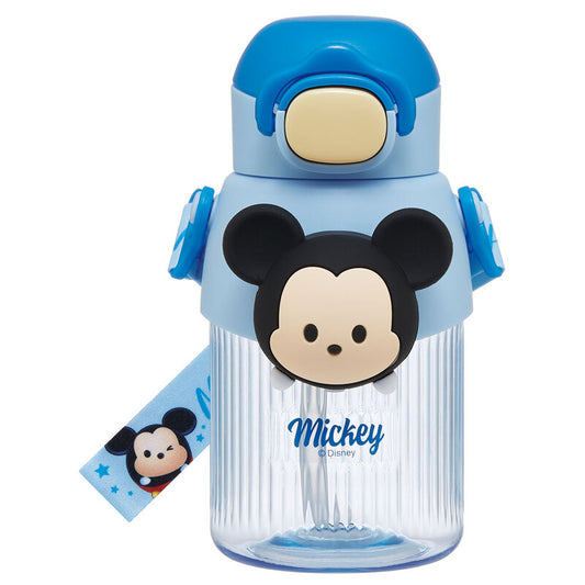 Skater - Straw Water Bottle with 3D Mascot 590mL Mickey Mouse