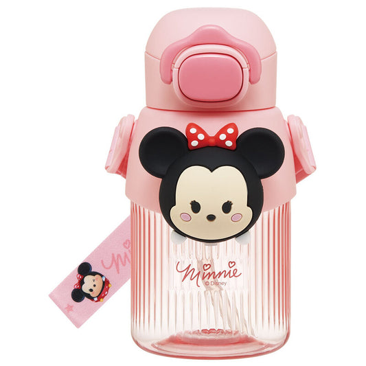 Skater - Straw Water Bottle with 3D Mascot 590mL Minnie