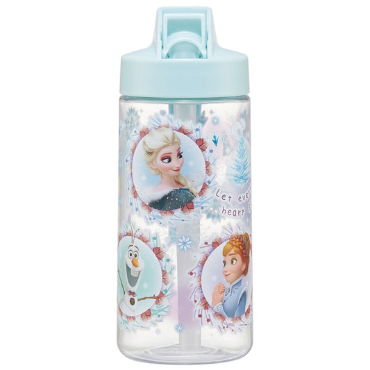 Skater - Straw Water Bottle Frozen 500ml