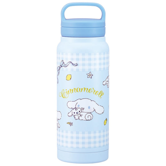 Skater - Vacuum Stainless Steel Insulated Bottle with Screw Handle 500ml Cinnamon Roll