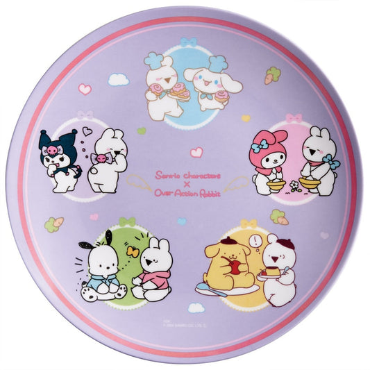 Skater - Kids Melamine Plate Sanrio All Stars 20cm