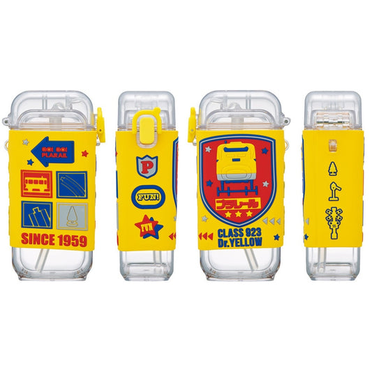 Skater - Square One Push Straw Watter Bottle 450ml Dr. Praral