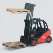 Bruder - 1:16 Linde Fork Lift H30D with 2 Pallets