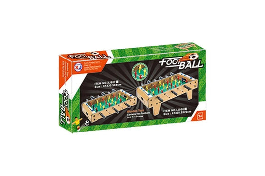 ABT - Tabletop Soccer 61cm Compact Foosball Game Wooden Finish 3Y+