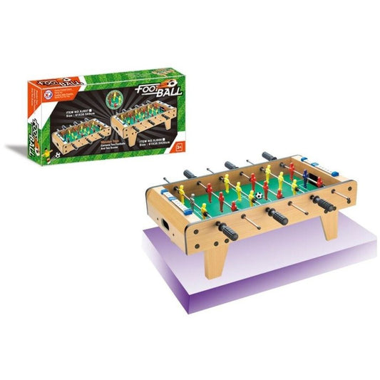 ABT - Tabletop Soccer 61cm Compact Foosball Game Wooden Finish 3Y+