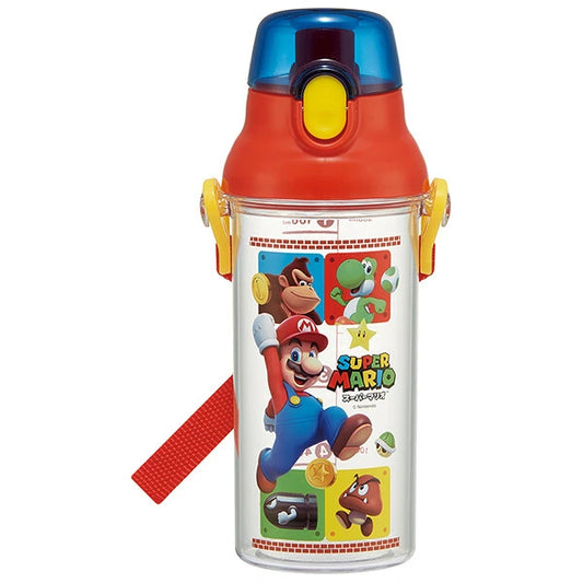Skater - Antibacterial One-touch Water Bottle Super Mario 480ml