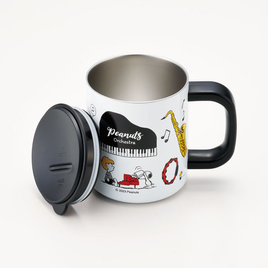 Skater - Insulated Stainless Steel Mug with Lid 330ml Snoopy