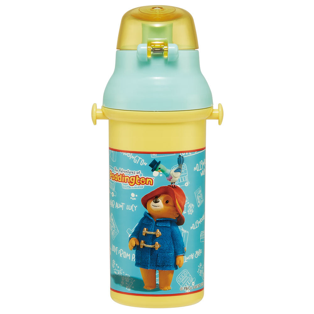 Skater - Antibacterial One-touch Water Bottle Paddington 480ml