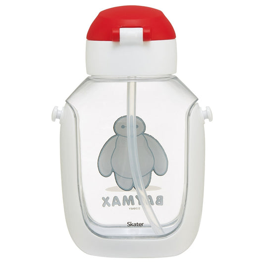 Skater - One-Touch Straw Water Bottle Baymax 530ml