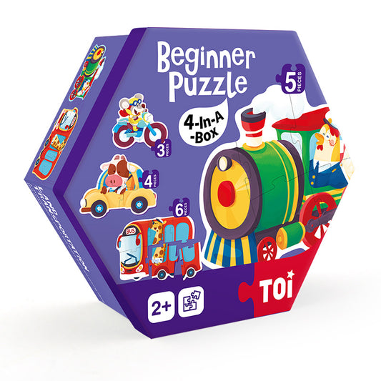 TOi - Beginner Puzzle Land Transportation 2yrs+