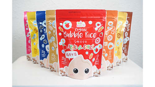 Baby Basic - Organic Bubble Rice (Various Flavours)