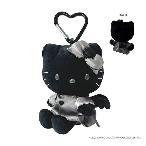 Sanrio - Plush Keychain Hello Kitty Angel KH Black Ver