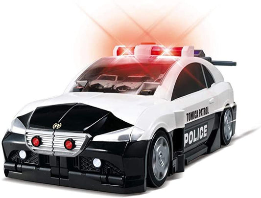 Takara Tomy Tomica - Transformed into a large fire station! Large patrol car