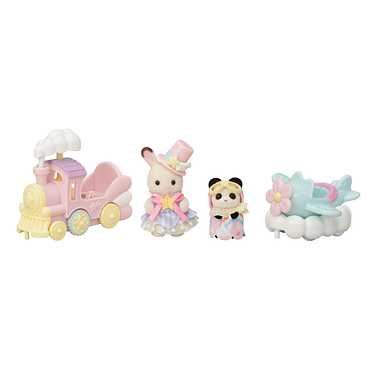 Sylvanian Families - Amusement Park Ride Set -Train & Airplane JP Version