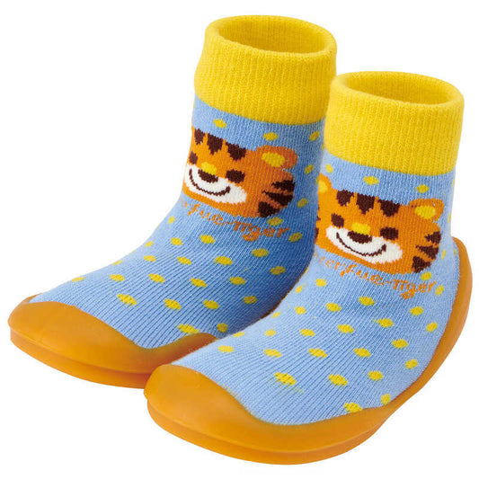 Skater - Anti-Slip Baby First Walking Sock Shoes Cheerful Tiger-L 13.3cm