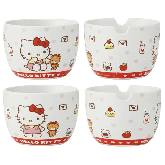 Skater - Ceramic Bowl and Bamboo Chopsticks Set Hello Kitty