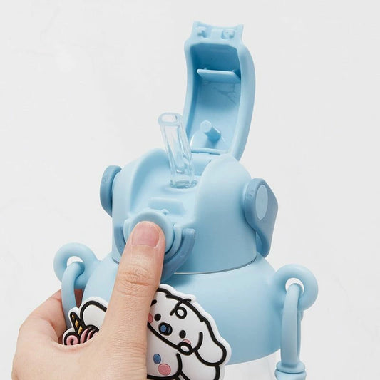 Skater - Straw Water Bottle with 3D Mascot 650mL Cinnamoroll