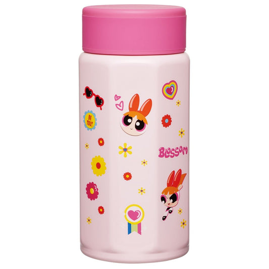 Skater - Vacuum Stainless Steel Insulated Octagonal Direct Bottle 350ml Powerpuff Girls