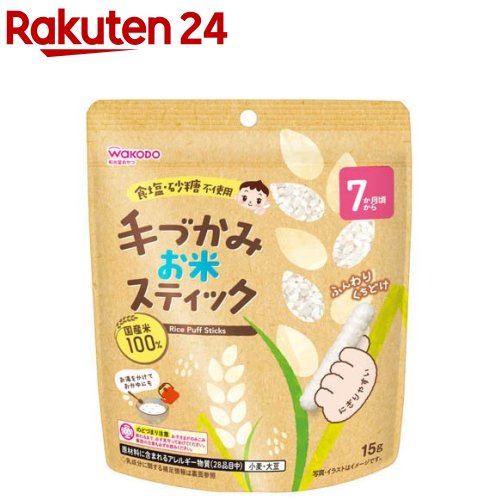 Wakodo - Baby Rice Snack Sticks 7M+