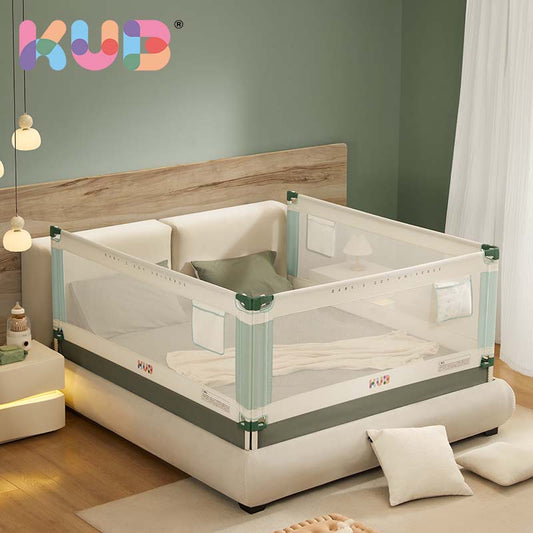 KUB - Bed Fence Set 3 Pieces Cream