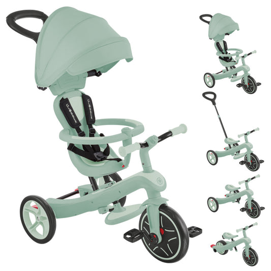 Globber - EXPLORER TRIKE 4in1 ECOLOGIC Pistachio