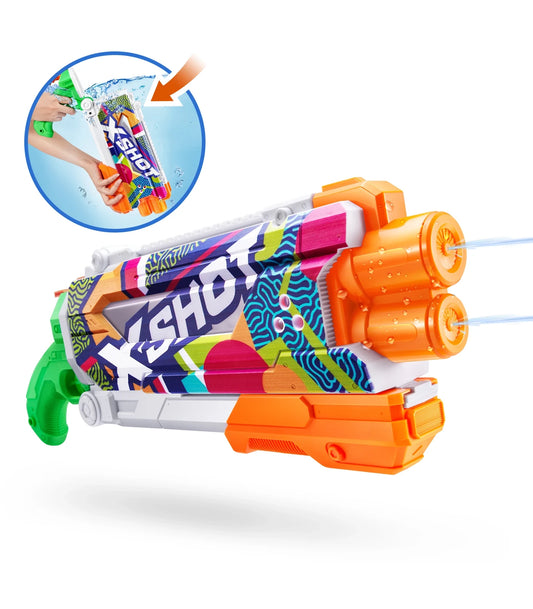 Zuru Xshot Fast Fill Skins Water Gun - Pump Action Assorted