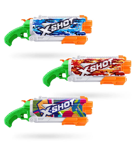 Zuru Xshot Fast Fill Skins Water Gun - Pump Action Assorted