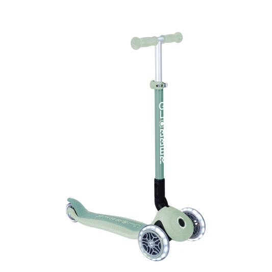 Globber - ECOLOGIC PRIMO Foldable 3 Wheel Scooter with Lights