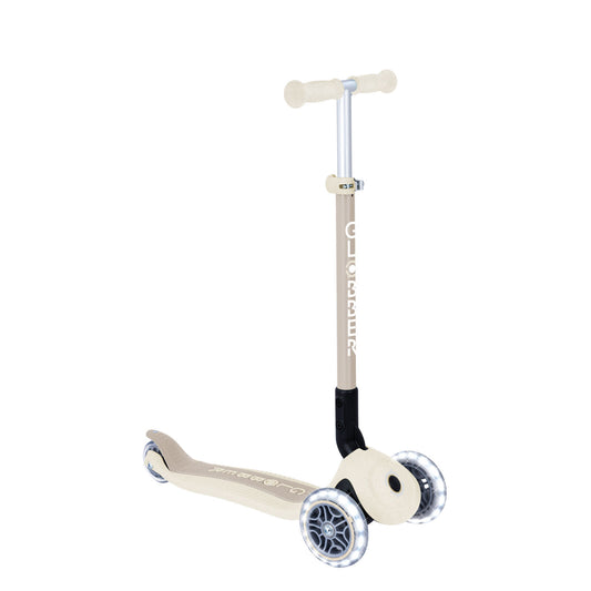 Globber - ECOLOGIC PRIMO Foldable 3 Wheel Scooter with Lights