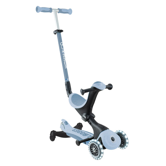 Globber Go Up Deluxe Ecologic 360 Lights - Blueberry