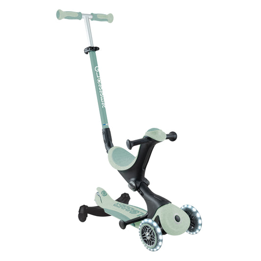 Globber - Go Up Deluxe Ecologic 360 Lights - Pistachio