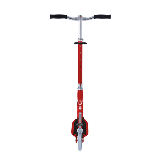 Globber - Flow Element  Comfort Foldable Kids Scooter with Lights Ruby Red