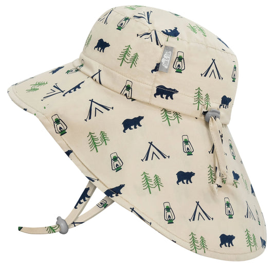 Jan & July - Kids Cotton Xplorer Hat - Bear Camp