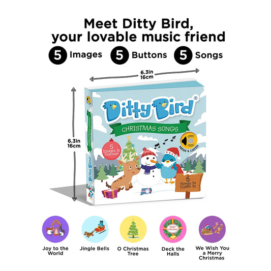 Ditty Bird - Christmas Songs - USB-C Rechargeable