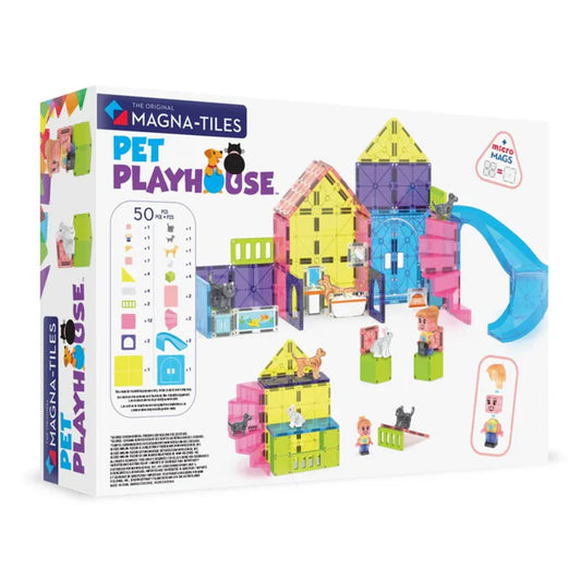 MAGNA-TILES - Pet Playhouse - 50 Piece