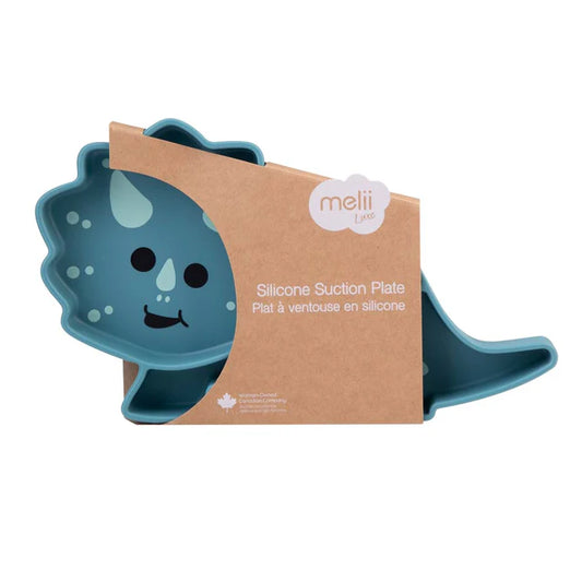 Melii Silicone Suction Plate Dinosaur