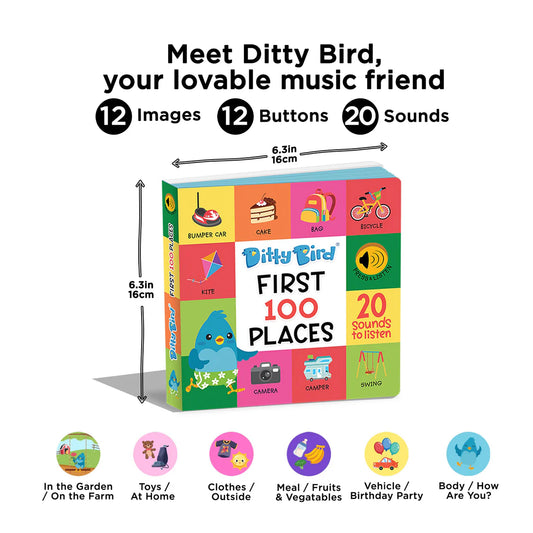 Ditty Bird - First 100 Places - USB-C rechargeable
