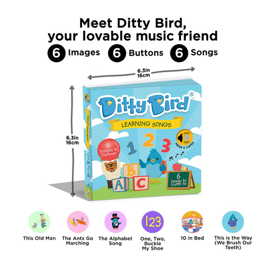 Ditty Bird - Learning Songs - USB-C rechargeable