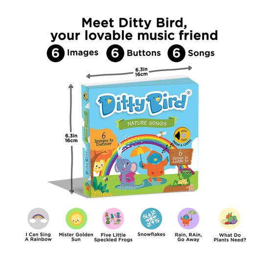 Ditty Bird - Nature Songs - USB-C rechargeable