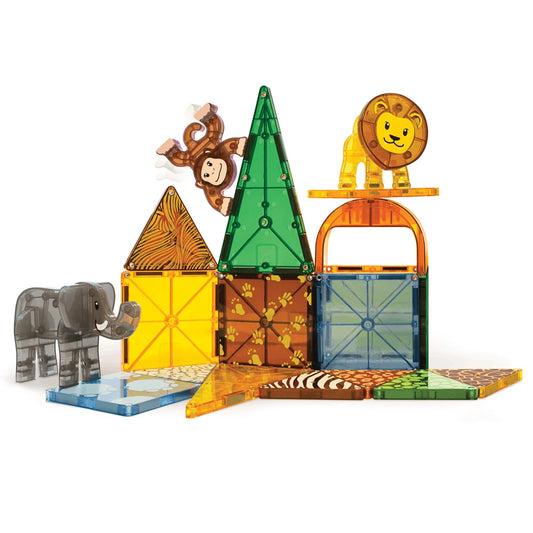 MAGNA-TILES - Safari Animals - 25 Piece Set
