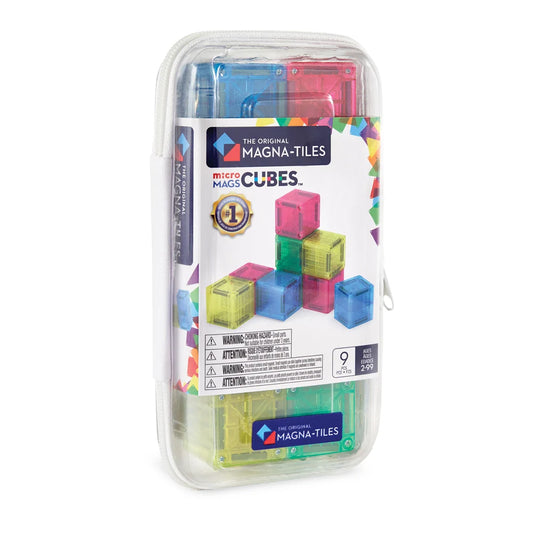 MAGNA-TILES - microMAGS - Cubes 9-Piece Magnetic Set