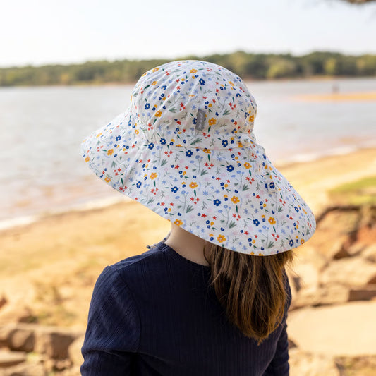 Jan & July - Kids Cotton Xplorer Hat - Meadow Flowers